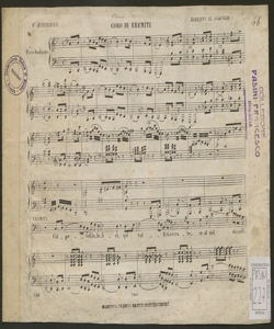 Roberto il diavolo : coro di eremiti / G. Meyerbeer