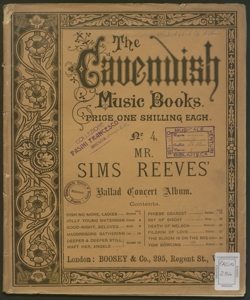 Ballad concert album / Sims Reeves