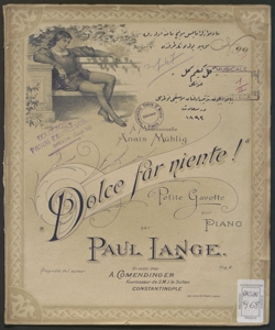 Dolce far niente! : petite gavotte pour piano / par Paul Lange