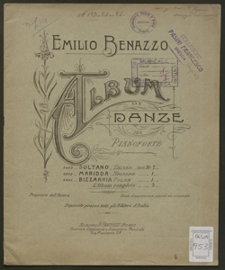 Album di danze per pianoforte / Emilio Benazzo