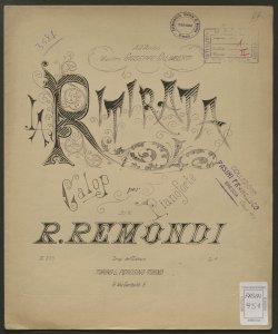 La ritirata : galop per pianoforte / di R. Remondi