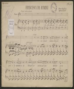 Francesca da Rimini : Inferno, canto 5. / Dante Alighieri
