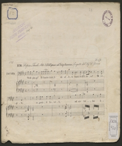 Nabucodonosor : dramma lirico in quattro parti di Temistocle Solera / posto in musica ed umilmente dedicato a S.A.I. La Serenissima arciduchessa Adelaide d'Austria il 31 marzo 1862 da Giuseppe Verdi ; riduz.e per canto con accomp.o di piano-forte del M° L. Truzzi