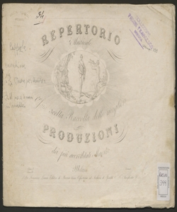 Cavatina Non scusarti non t'ascolto nell'op.a La pazza per amore / del M. Coppola ; ridotta a 4 mani dal M. Mattei