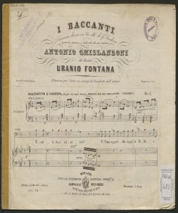 I Baccanti : dramma lirico in tre atti / di G. Sacchero ; posto in musica ... dal maestro Uranio Fontana