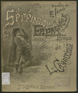 Serenade espagnole / Luigi Caracciolo ; paroles de Edouard Jammy