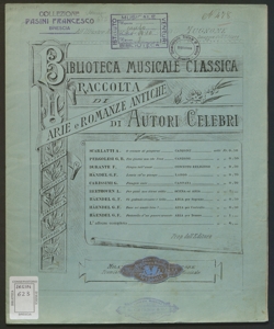 Piangete, aure, piangete : cantata / Giacomo Carissimi