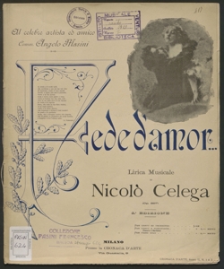 Fede d'amor... : lirica musicale / di Nicolò Celega ; [poesia di] L. Conforti