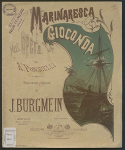 Marinaresca : nell'opera La Gioconda / di Amilcare Ponchielli ; trascrizione pianistica di J. Burgmein