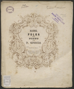 Raoul : polka pour piano par / Paolo Giorza