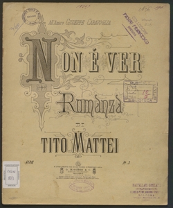 Non è ver : romanza / di Tito Mattei