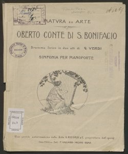 Oberto Conte di S. Bonifacio : dramma lirico in due atti / di G. Verdi