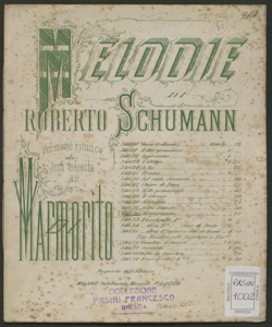 Dichiarazione / R. Schumann