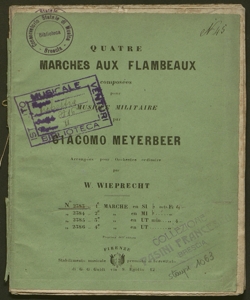 Les quatre merches aux flambeaux / par G. Meyerbeer