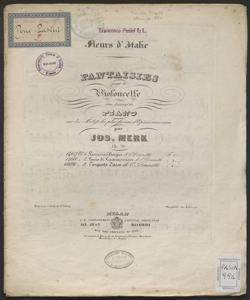 Fantaisie sur des motifs favoris de l'opéra Torquato Tasso de C.[!] Donizetti / par Joseph Merk