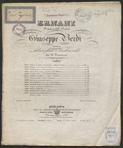 [13]: Oh come felici : atto 4.o festa da ballo / G. Verdi ; ridotta per pianoforte e violoncello da P. Tonassi