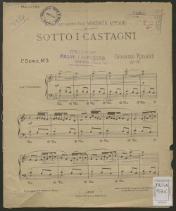 Sotto i castagni : Op. 78 / Giovanni Rinaldi