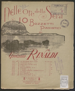 Nelle ore della sera : 10 bozzetti pianistici / Giovanni Rinaldi