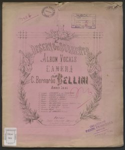 Al deserto di Sorrento : album vocale per camera / di C. Bernardo Bellini