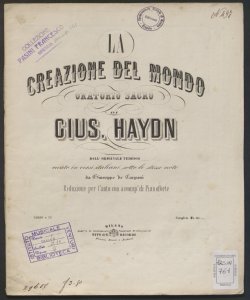 N.2: Rec.vo ed aria : Al brillar degl'almi rai (tenore) / G. Haydn