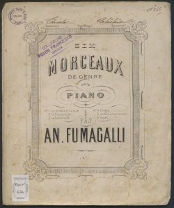 Six morceaux de genre pour piano / par A. Fumagalli