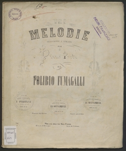 La Sonnambula : A fosco cielo a notte bruna / Polibio Fumagalli