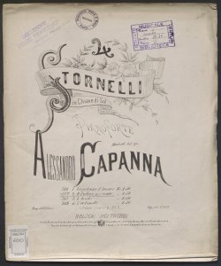 2: Il pudore nascente : stornello / poesia dell'avv. Ristori ; musica di A. Capanna