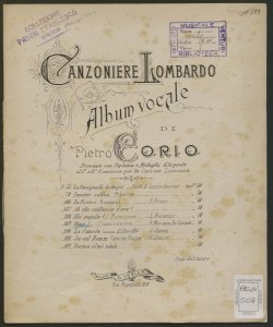 Oimè : canzonetta / parole di Rosa Massara De Capitani ; musica di Pietro Corio