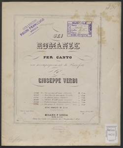 Perduta ho la pace / poesia di Goethe ; traduzione di Balestri