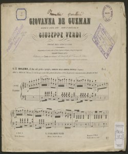 N.32: Il don m'è grato e pregio : bolero / [musica di Giuseppe Verdi]