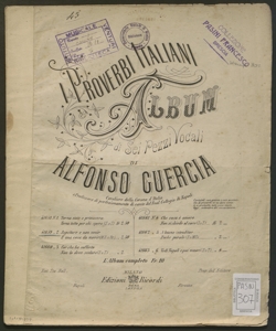 2: Aspettare e non venir è una cosa da morir / proverbio di Alfonso Guercia ; poesia di E. del Preite