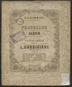 Il giuoco della mora : duetto per T. e B. / Luigi Gordigiani