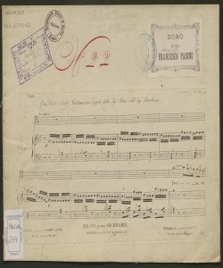Un tenero core : gran scena e duetto / Donizetti ; riduzione del M.o Gervasi