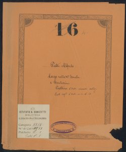 Largo della Sonata 5. / di Boccherini ; Accomp.to [per Quintetto d'archi] d'Alfredo Piatti