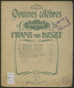 Dans les bois : etude de concert / Franz von Liszt