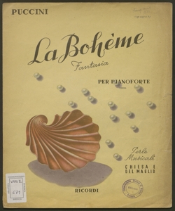 La Bohème : piccola fantasia / Giacomo Puccini ; trascrizione di Michele Chiesa