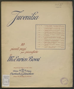 Juvenilia : 10 piccoli pezzi per pianoforte. N 3, Il piccolo savoiardo