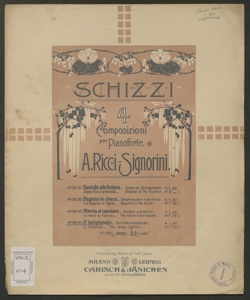 Schizzi : Quattro composizioni per pianoforte. N 4, Il lampionajo