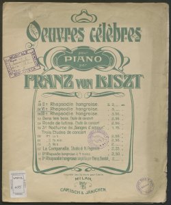 Rhapsodie hongroise n. 6 / F. Liszt