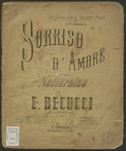 Sorriso d'amore : notturnino / Ernesto Becucci