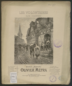 Les Volontaires (Los Cadetes) : Polka-marche / par Olivier Metra 