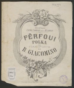 Ferfoui : polka per pianoforte / di B. Giacomino