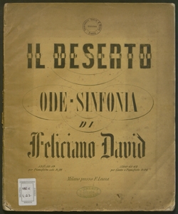 Il deserto : ode sinfonia in tre parti / poesia di M.A.Colin ; traduzione di T. Solera