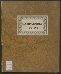 Nouvelle méthode de la mécanique progressive de jeu de violon, divisée en 5 parties et distribuée en 132 leçons progressives pour deux violons et 118 études pour un violon seul, composée et dediée à Son Altesse Royale Monsigneur Le Duc de Cambridge Gouverneur Général du Royaume d'Hannovre par son très-humble et très-obéissant serviteur B. Campagnoli. Membre de l'Académie Royale de Suède. Op.a 21