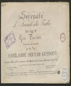 Sonata per il Pianoforte : Opera 49 / composta da G.B. Cramer