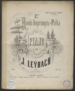 2.me Rondo impromptu : Polka pour Piano ... / J. Leybach