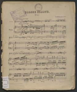 Grosse Sonate (N. 8) : Op.90 n.2 in C-moll / Friedrich Kücken