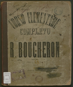 Corso elementare di lettura musicale in brevi solfeggi : corso completo per voce di Contralto / R. Boucheron