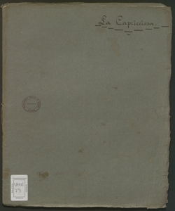 La Capricciosa : fantasia per flauto con accomp.o di piano-forte / di C. Ciardi