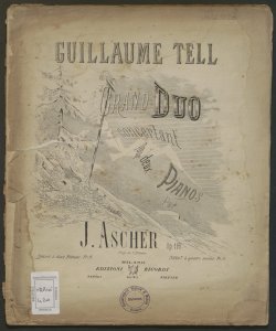 Guillaume Tell : gran duo concertant pour deux pianos / par J. Ascher